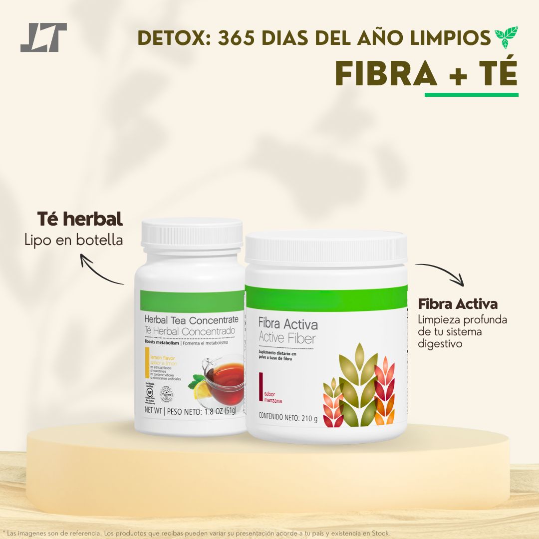 Detox: 365 días del año limpios | Fibra + Té